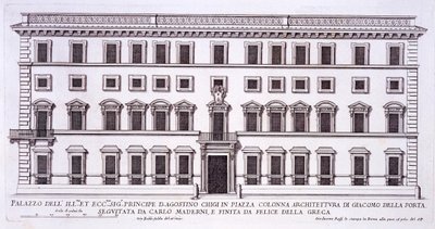 Palazzo Chigi, Piazza Colonna, Rome, uit 